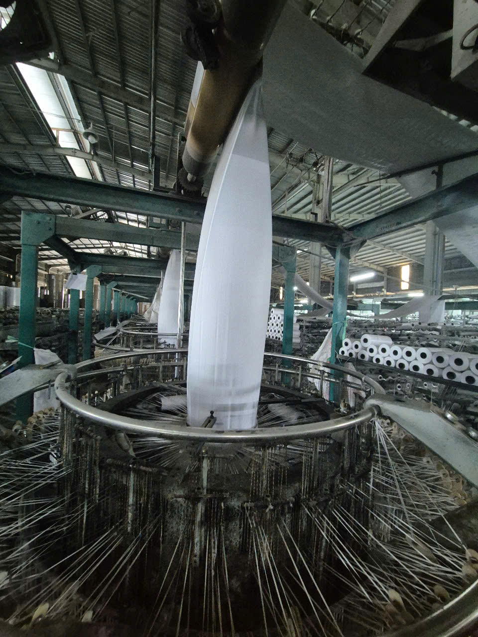 dây chuyền dệt bao pp