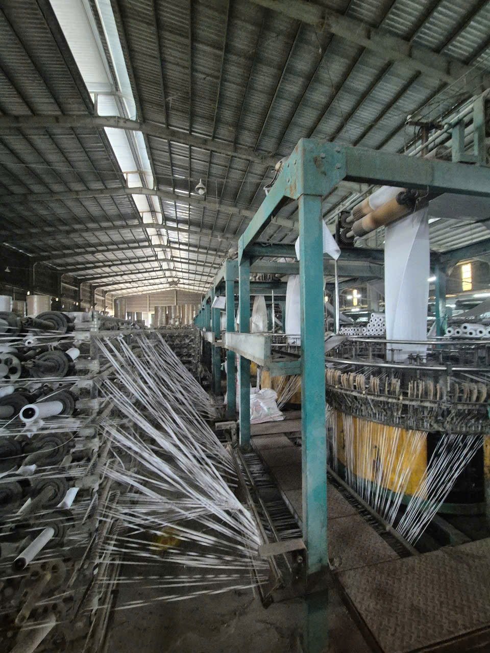 dây chuyền dệt bao pp